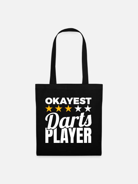 Durchschnittlicher Dartspieler - Stoffbeutel - Schwarz