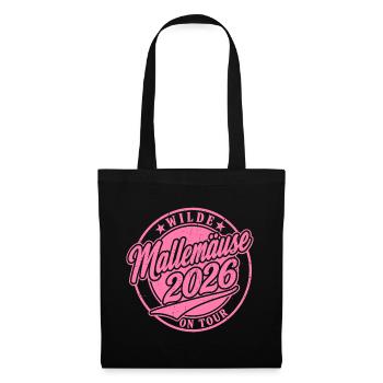 Malle 2026 Wilde Mallemäuse on Tour - Tote Bag - black - Front
