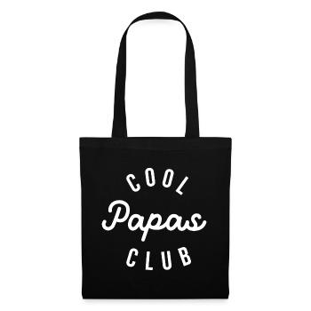 Cool Papas Club - Sac en tissu - noir - Devant