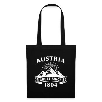Austria - great since 1804 - Kaiserreich - Stoffbeutel - Schwarz - Vorne