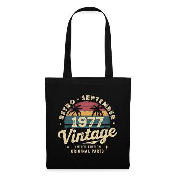 Vintage September 1977 Limited Edition September - Stoffbeutel - Schwarz - Vorne