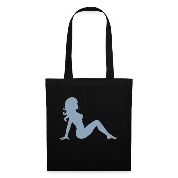sympa fille - Sac en tissu - noir - Devant