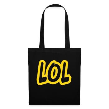 LOL - Sac en tissu - noir - Devant