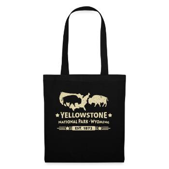 Buffalo Bison Buffalo Yellowstone National Park USA - Tote Bag - black - Front