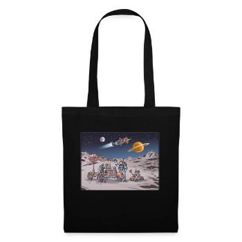 Space Adventure 4 - Stoffbeutel - Schwarz - Vorne