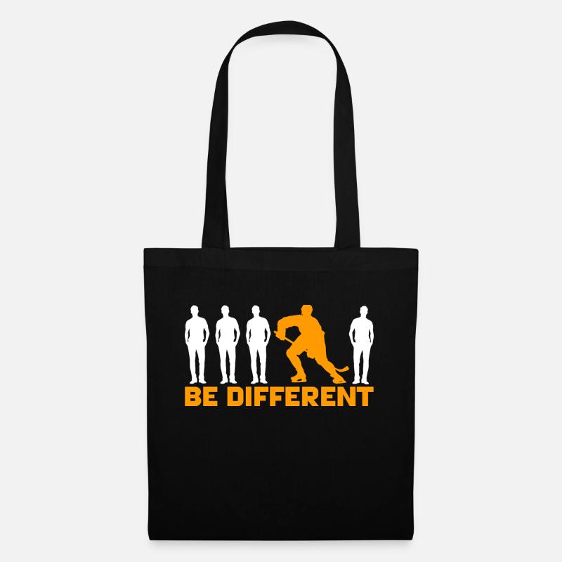 Hockey - Be different - Tote Bag - black