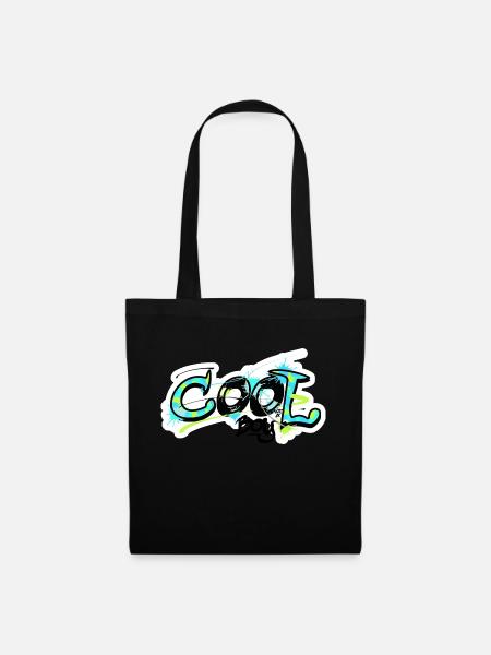 cool boy Graffiti Motiv - cooles Shirt für Kinder - Stoffbeutel - Schwarz