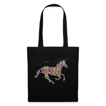 Rainbow Unicorn Sparkles - Tote Bag - black - Front