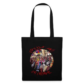 J'peux pas j'ai carnaval - Sac en tissu - noir - Devant