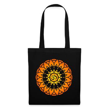 OM Shiva Symbol Hinduism - Tote Bag - black - Front