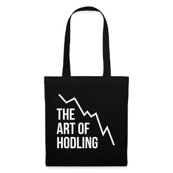 L'art de Hodling - Sac en tissu - noir - Devant