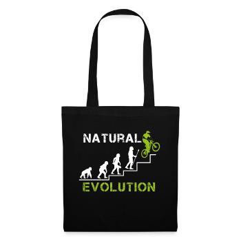Downhill Evolution - Tote Bag - black - Front