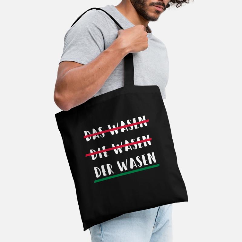 das die oder der Cannstatter Wasen Geschenk Stoffbeutel