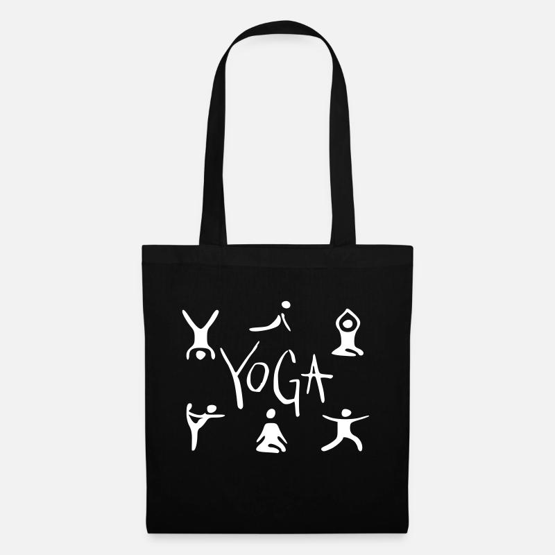 yoga - Stoffbeutel - Schwarz