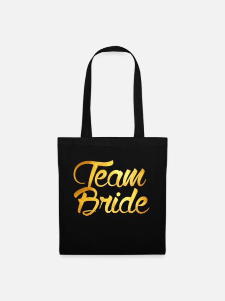 Team Bride - Tote Bag - black