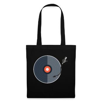 Vinyl - Stoffbeutel - Schwarz - Vorne
