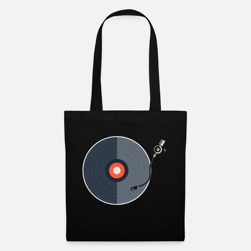 Vinyl - Stoffbeutel - Schwarz