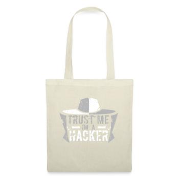 Croyez-moi, je suis un hacker. - Sac en tissu - nature - Devant