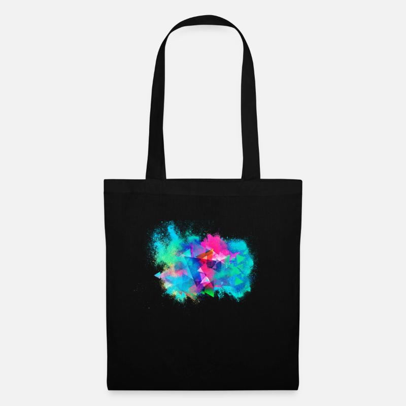 Abstract background colorful - Tote Bag - black