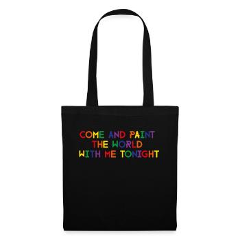 Gay Schriftzug - Stoffbeutel - Schwarz - Vorne