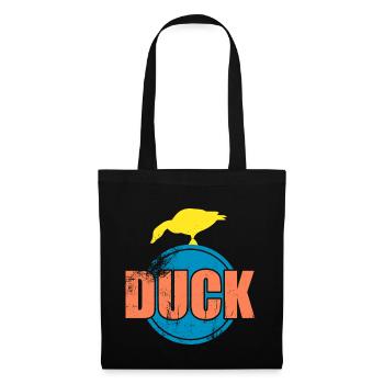 Canard - Sac en tissu - noir - Devant