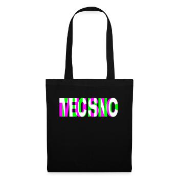 techno music dj raver dubstep edm trance party - Tote Bag - black - Front