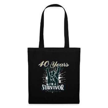 40th birthday - Tote Bag - black - Front