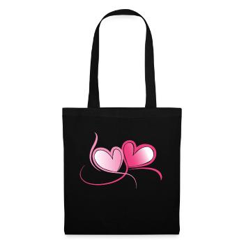 Heart meeting - Tote Bag - black - Front