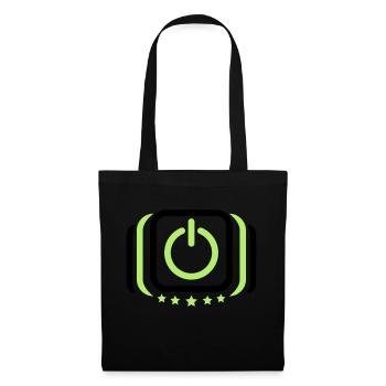 Power on off on off switch - Tote Bag - black - Front