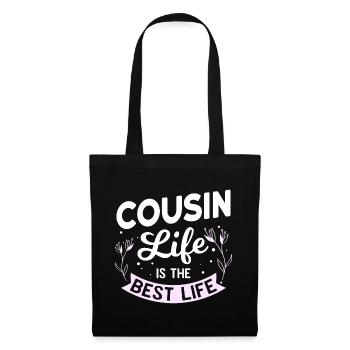 Cousin Life Is The Best Life - Cousin Cousine - Tote Bag - black - Front
