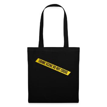 Police de la scène du crime - Sac en tissu - noir - Devant