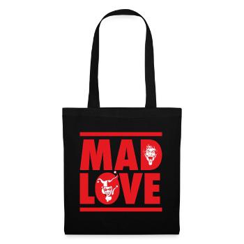 DC Comics Originals Joker Harley Quinn Mad Love - Stoffbeutel - Schwarz - Vorne