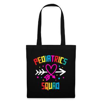 Pédiatrie Escouade Infirmière Soins Médicaux Enfants Cadeau - Sac en tissu - noir - Devant
