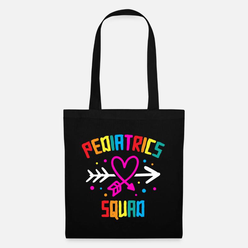 Pediatrics Squad Nurse Medical Care Kinder Geschenk - Stoffbeutel - Schwarz