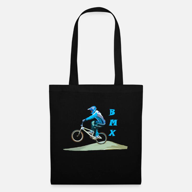 bmx - Tote Bag - black