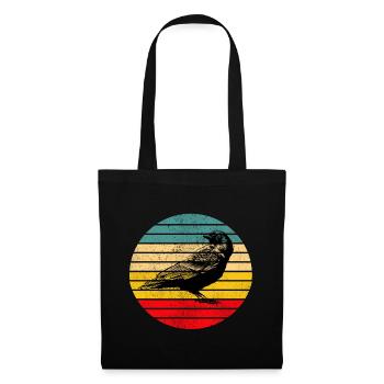 Raven crow bird - Tote Bag - black - Front