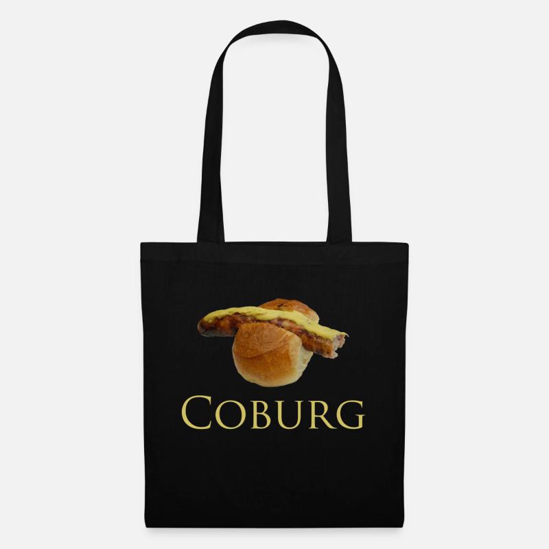 Coburg bratwurst - Tote Bag - black
