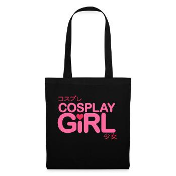 cosplay fille - Sac en tissu - noir - Devant
