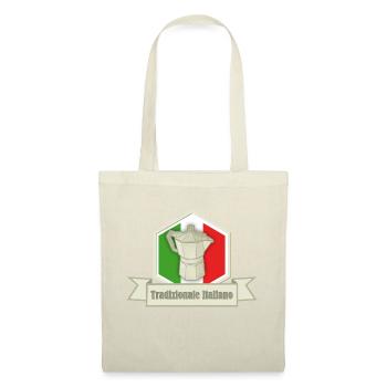 tradizionale italiano - Espresso pot coffeepot - Tote Bag - nature - Front