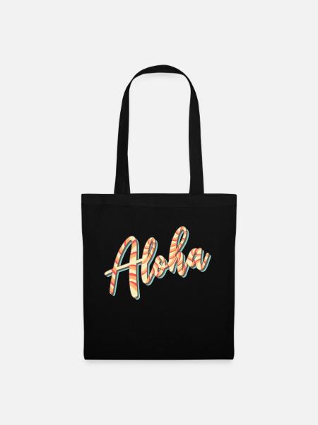 Aloha - Sac en tissu - noir