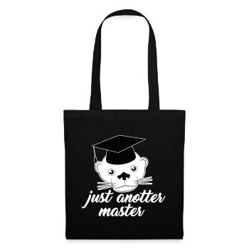 Just anotter Master jeu de mots drôle - Sac en tissu - noir - Devant