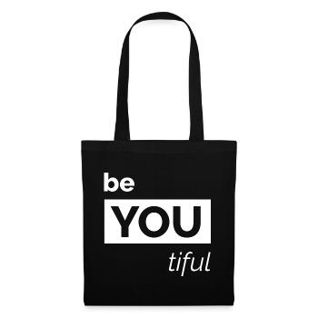 Beautiful You Motivation Development Love Logo - Tote Bag - black - Front