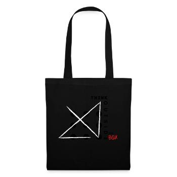 NINE DOTS PUZZLE - Sortir des sentiers battus - Sac en tissu - noir - Devant