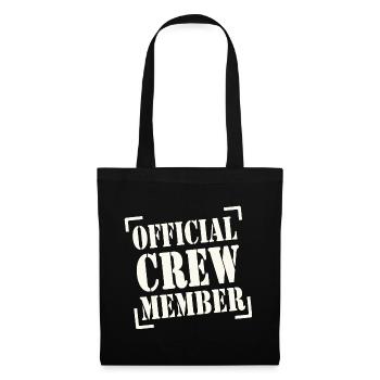 official crew member - Sac en tissu - noir - Devant