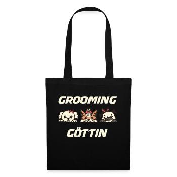 Women's Grooming Goddess Motif for Dog Hairdresser, Dog - Tote Bag - black - Front
