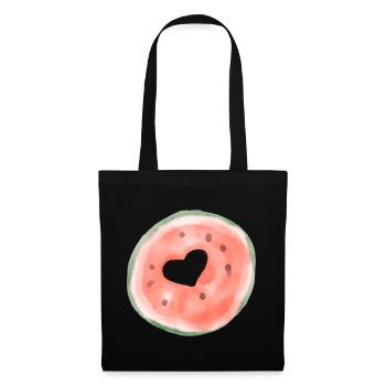 Melon Heart - Tote Bag - black - Front