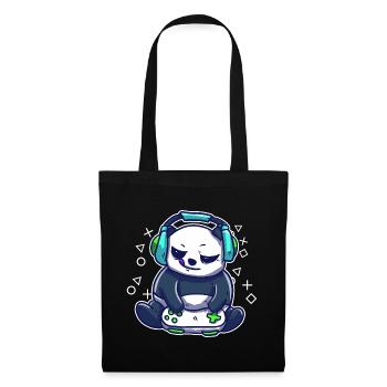 Jeu de jeu panda joue pc Games Jeux vidéo - Sac en tissu - noir - Devant