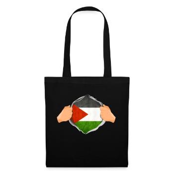 Strong Palestinian Hero Fun Gift - Sac en tissu - noir - Devant