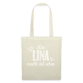 lina - Stoffbeutel - Natur - Vorne