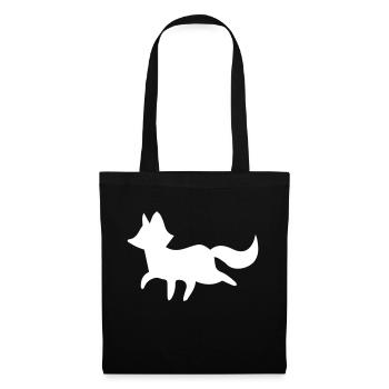 fuchs - Stoffbeutel - Schwarz - Vorne
